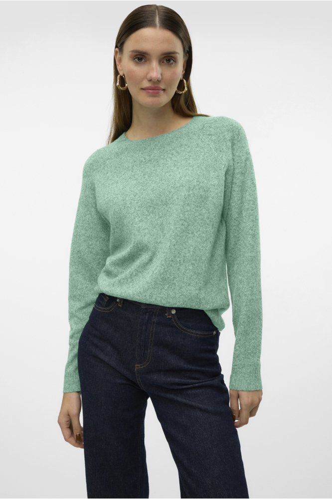 VMDOFFY LS O-NECK BLOUSE GA NOOS 10201022 BIRDS EGG